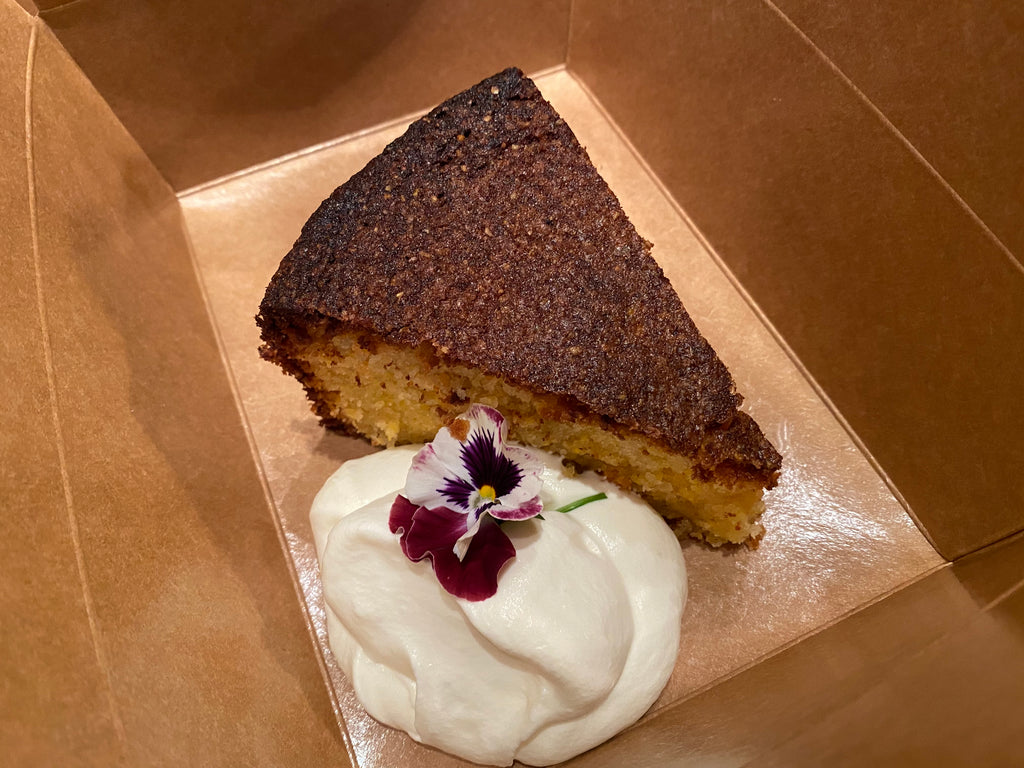 Whole Lemon Almond Polenta Cake